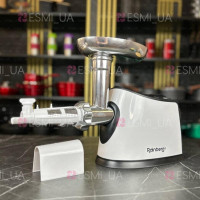 М'ясорубка Rainberg RB-674 3800 Вт з реверсом і насадками для ковбас та томатів  3в1